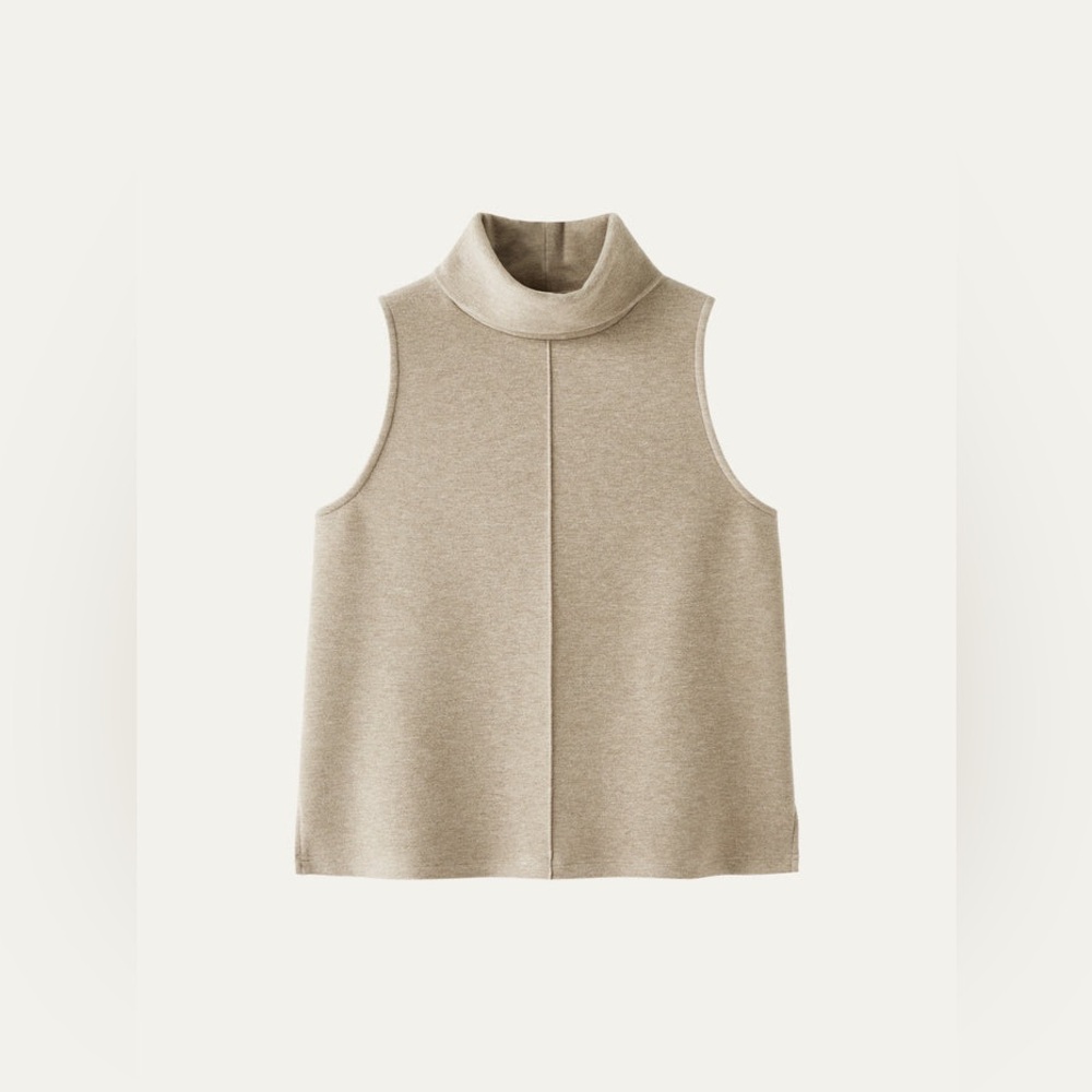 OGL FuzzLuxe Turtle Neck Split Hem Top